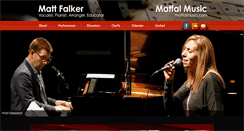 Desktop Screenshot of matfalmusic.com
