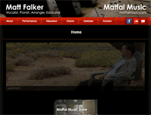 Tablet Screenshot of matfalmusic.com